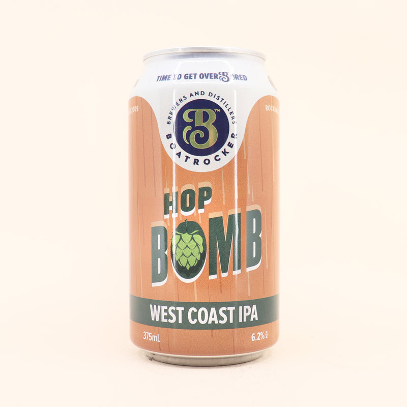 Boatrocker Hop Bomb West Coast IPA Can 375mL