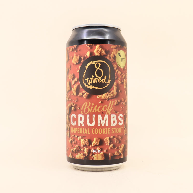 8 Wired Biscoff Crumbs Imperial Cookie Stout Can 440mL
