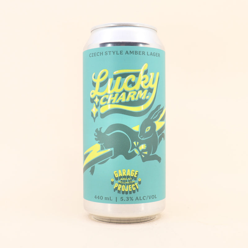 Garage Project Lucky Charm Czech Style Amber Lager Can 440mL