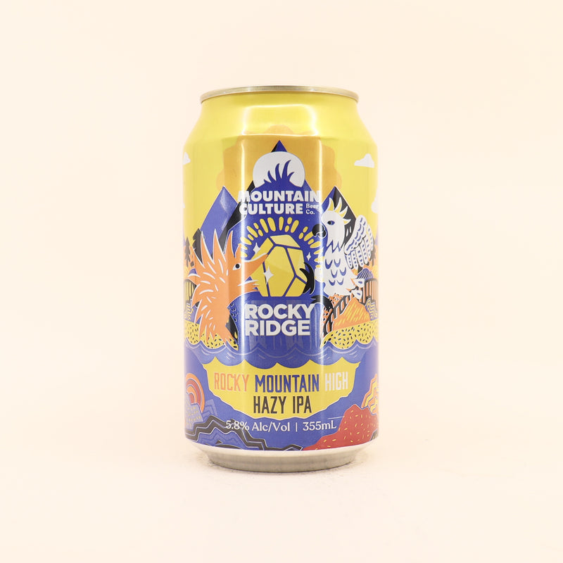 Mountain Culture x Rocky Ridge Rocky Mountain High Hazy IPA Can 355mL