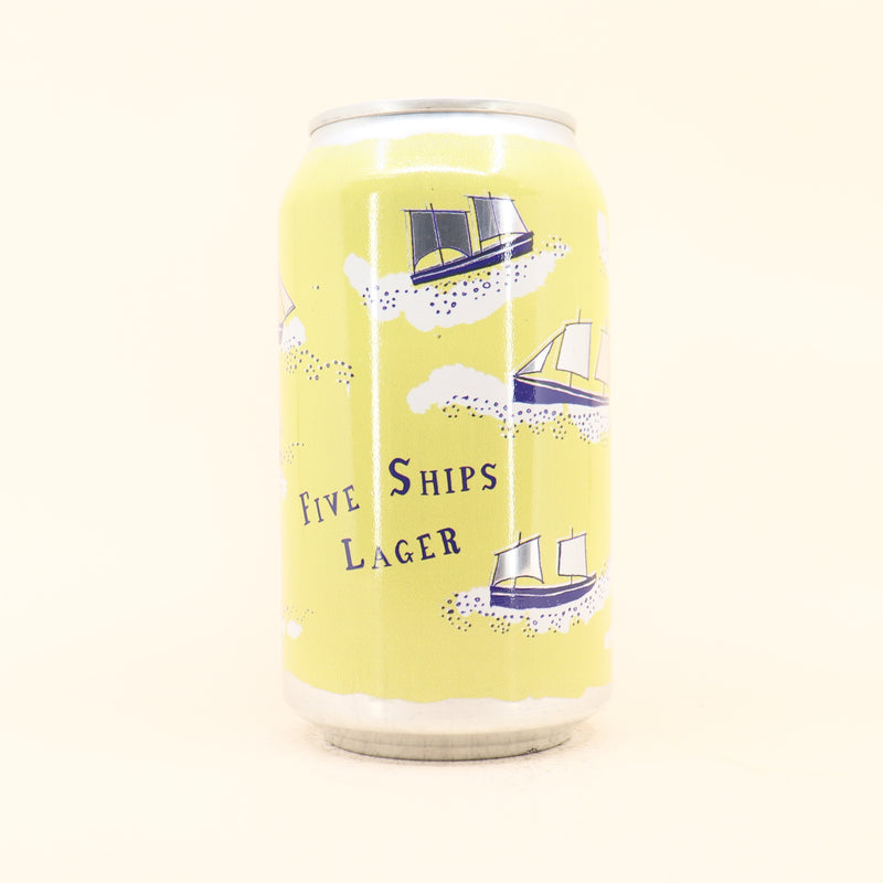 Sailors Grave Five Ships Lager Can 375mL