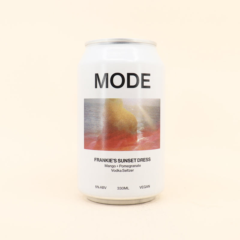 Mode Frankies Sunset Dress Mango Pomegranate Vodka Seltzer Can 330mL