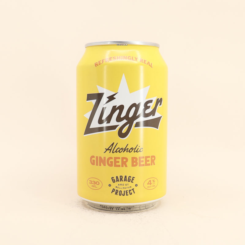 Garage Project Zinger Ginger Beer Can 330mL