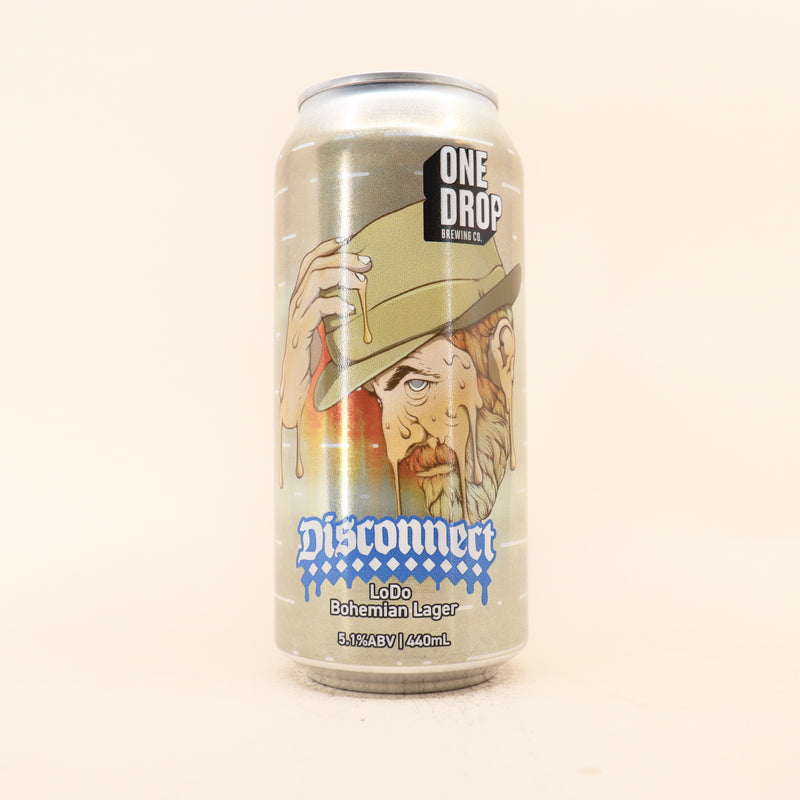 One Drop Disconnect Bohemian Lager Can 440ml