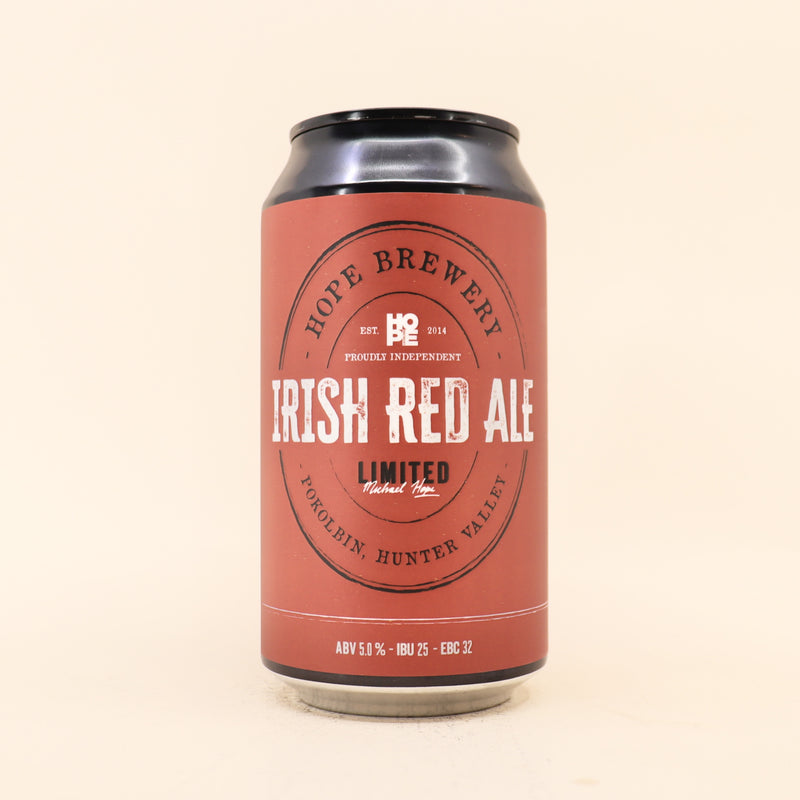 Hope Irish Red Ale Can 375mL