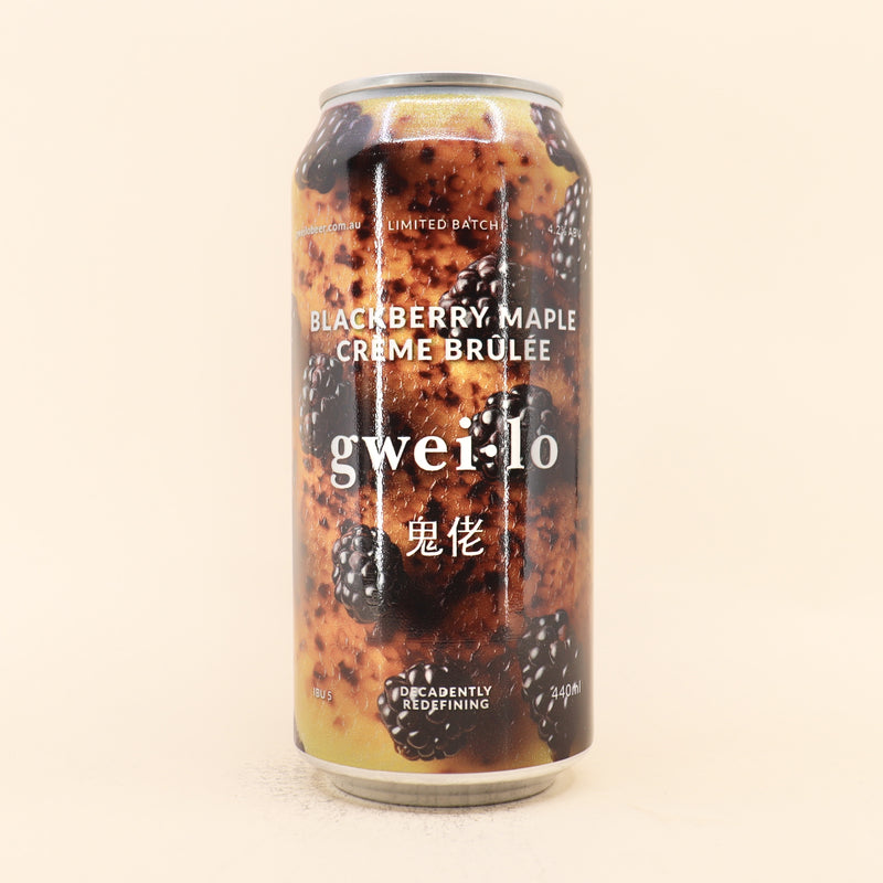 Gweilo Blackberry Maple Creme Brûlée Sour Can 440mL
