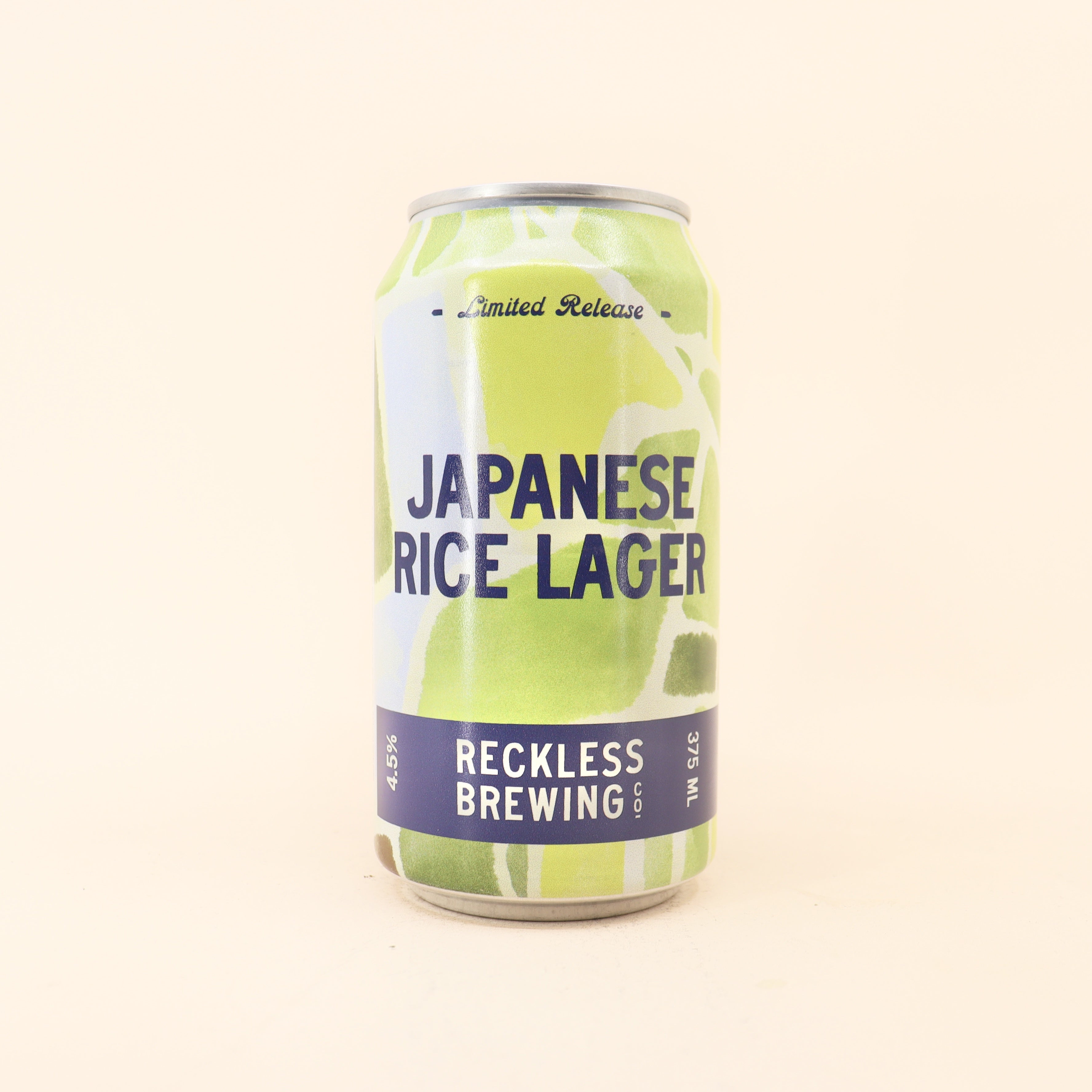 Reckless Japanese Rice Lager Can 375mL – Beermash