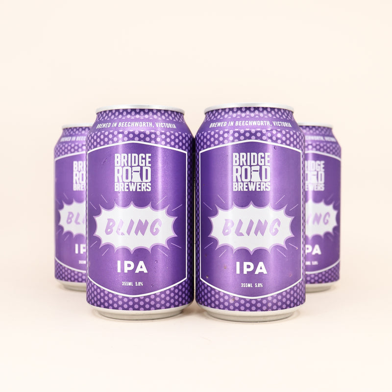 Bridge Road Bling IPA Can 355ml 4 Pack