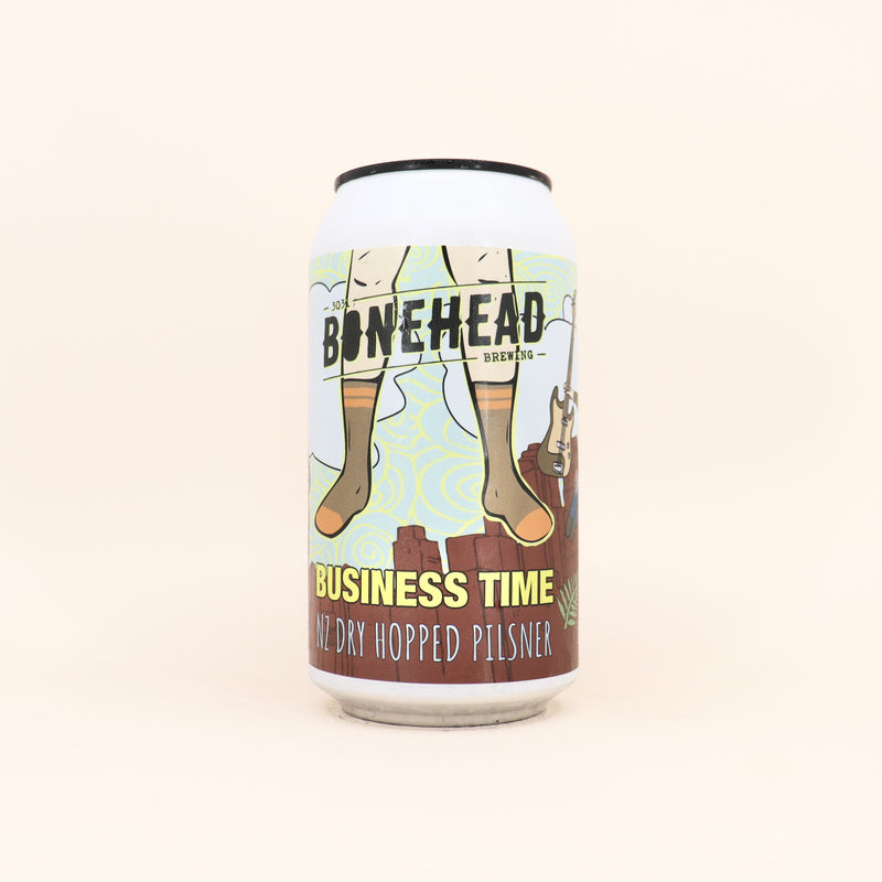 Bonehead Buisness Time NZ Pilsner Can 375ml