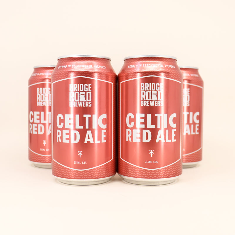 Bridge Road Celtic Red Ale Can 355ml 4 Pack