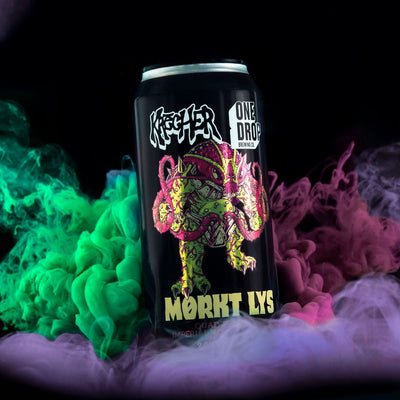 Krecher x One Drop x Beermash Mørkt Lys Quad Fruited Imperial Gose Can 440ml