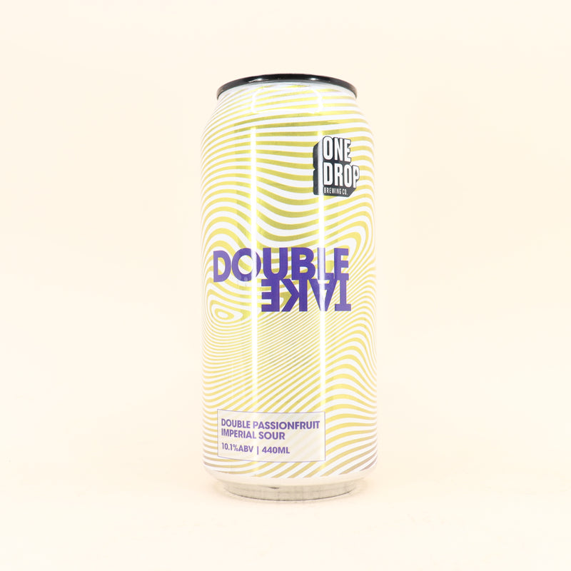 One Drop Passionfruit Doubletake Imperial Sour Can 440ml
