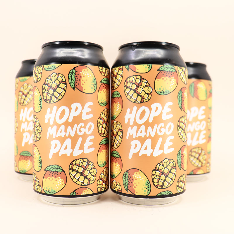 Hope Mango Pale Can 375ml 4 Pack