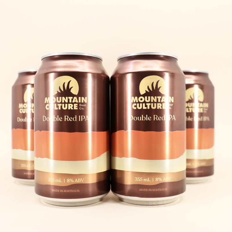 Mountain Culture Double Red IPA Can 355ml 4 Pack