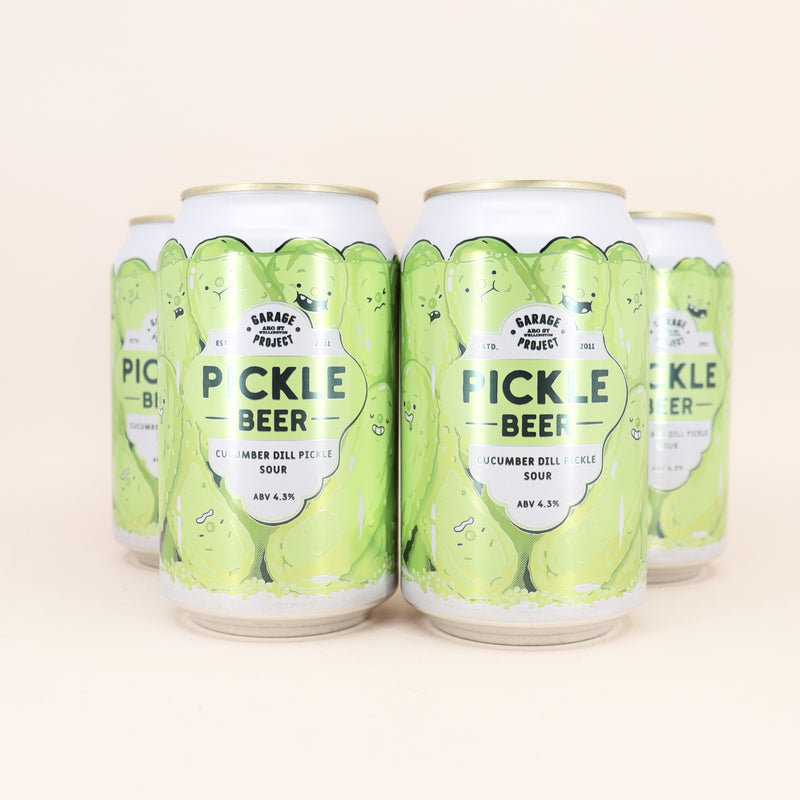 Garage Project Pickle Beer Can 330ml 4 Pack
