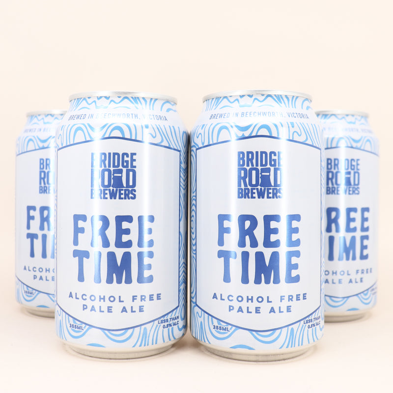 Bridge Road Free Time Alcohol Free Pale Ale Can 355ml Can 4 Pack