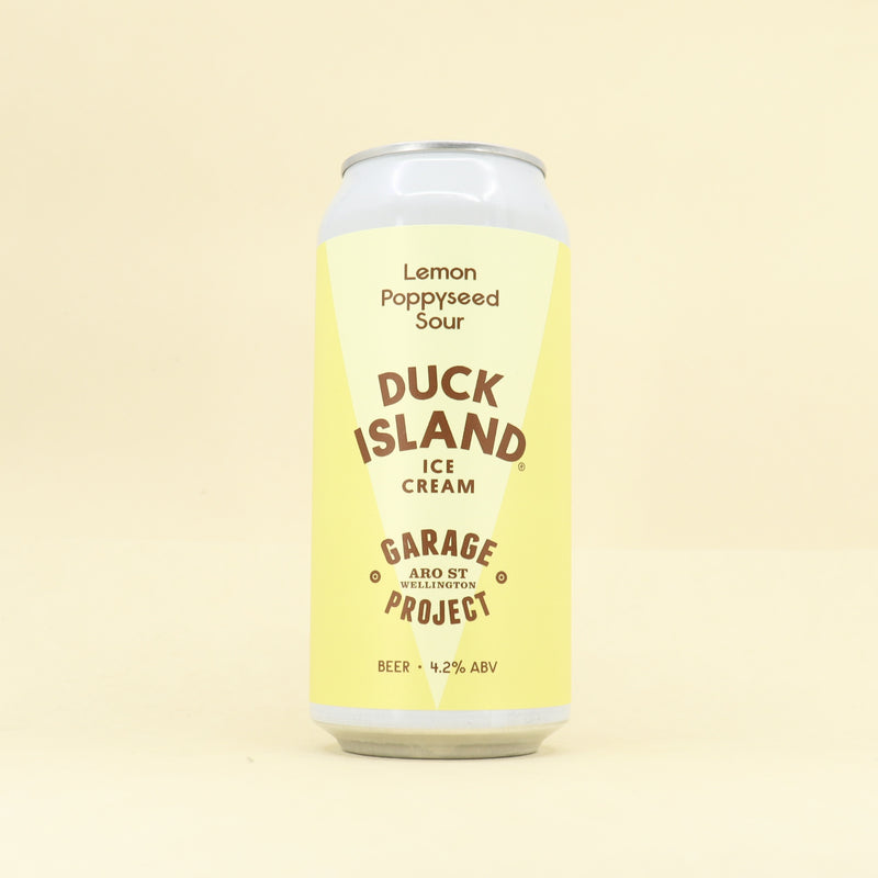 Garage Project x Duck Island Ice Cream Lemon Poppyseed Sour Can 440ml