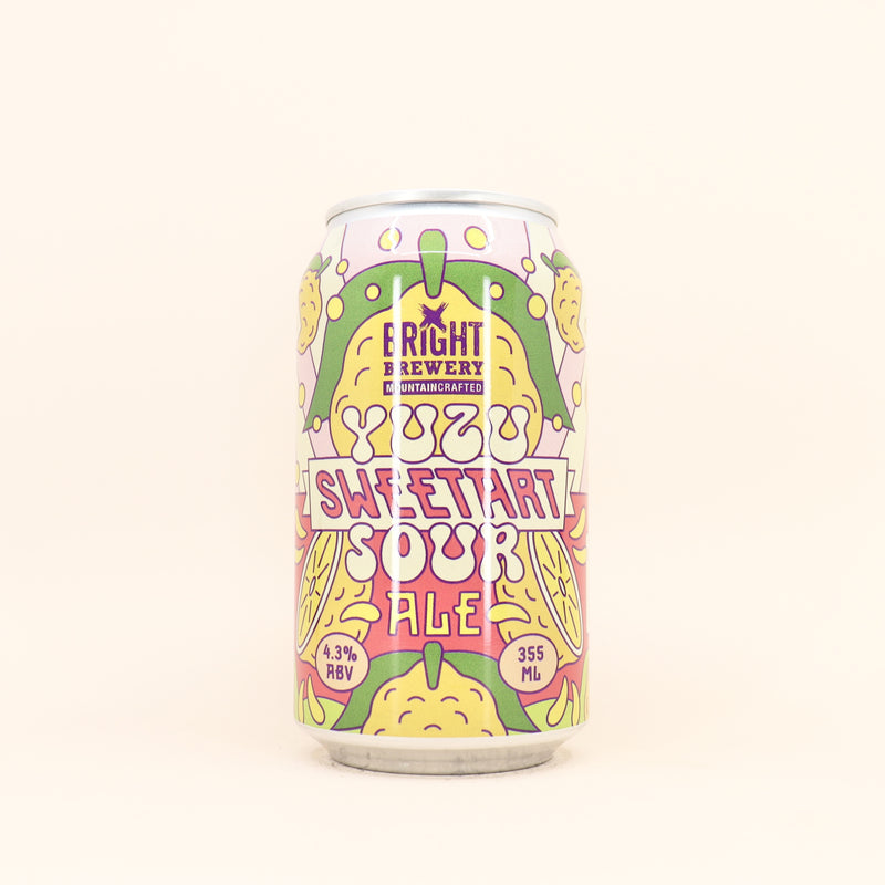 Bright Yuzu Sweetart Sour Ale Can 355ml