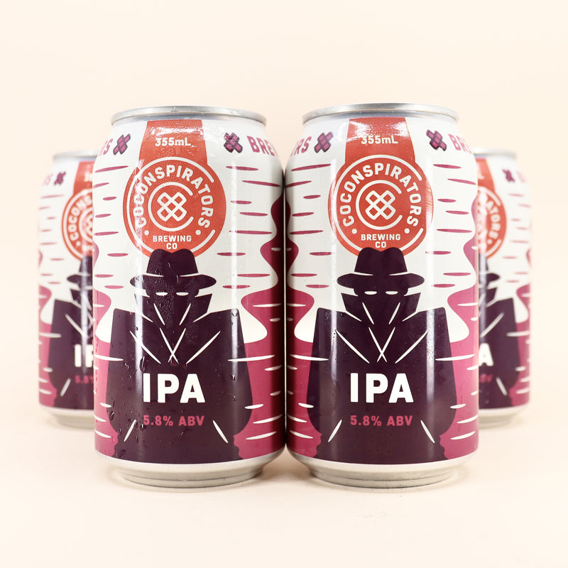 CoConspirators Usual Suspects IPA Can 355ml 4 Pack