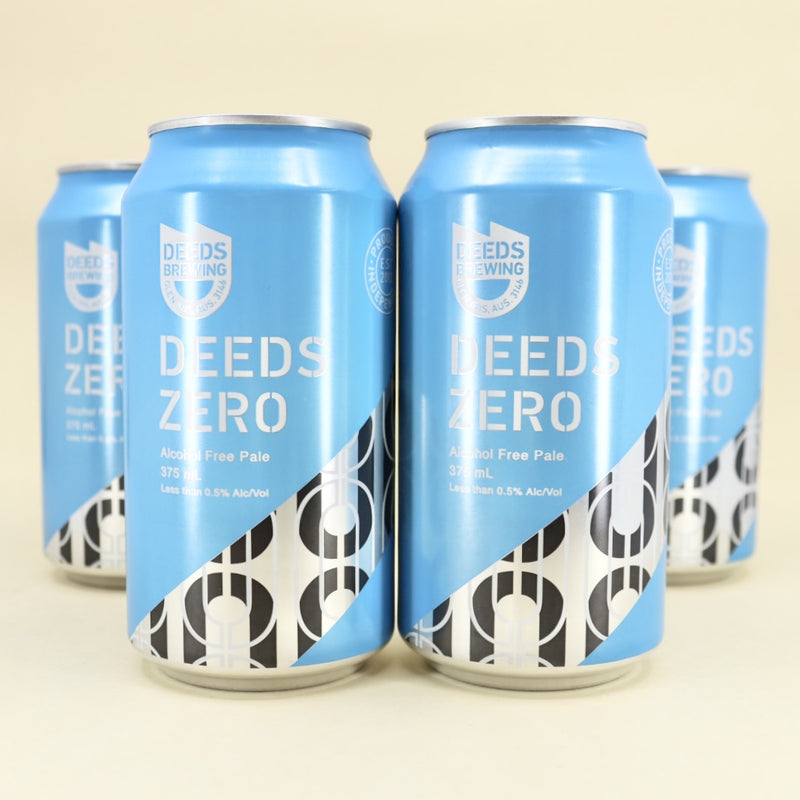 Deeds Zero Can 375ml 4 Pack