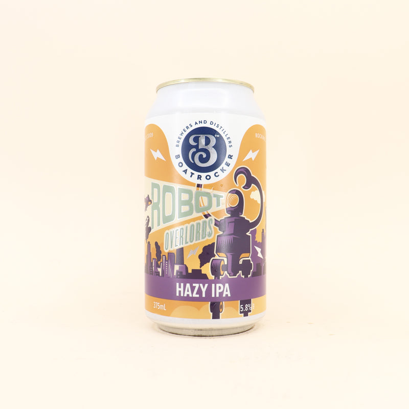 Boatrocker Robot Overlords Hazy IPA can 375ml