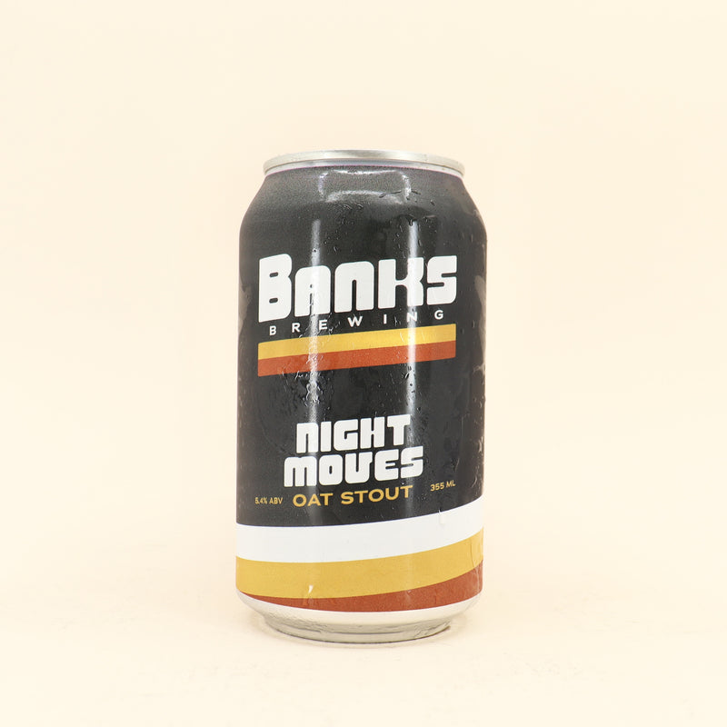 Banks Night Moves Oat Stout Can 355ml