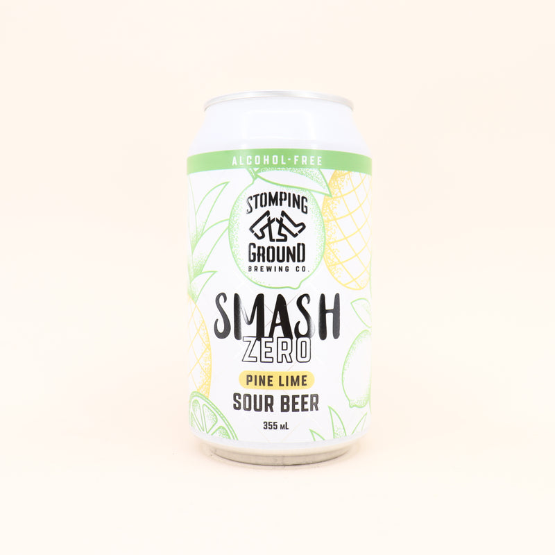 Stomping Ground Smash Zero Alcohol Free Pine Lime Sour Can 355ml