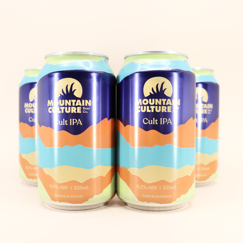 Mountain Culture Cult IPA Can 355ml 4 Pack
