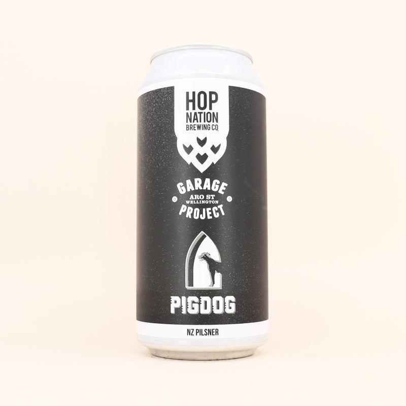 Hop Nation x Garage Project PigDog NZ Pilsner Can 440ml