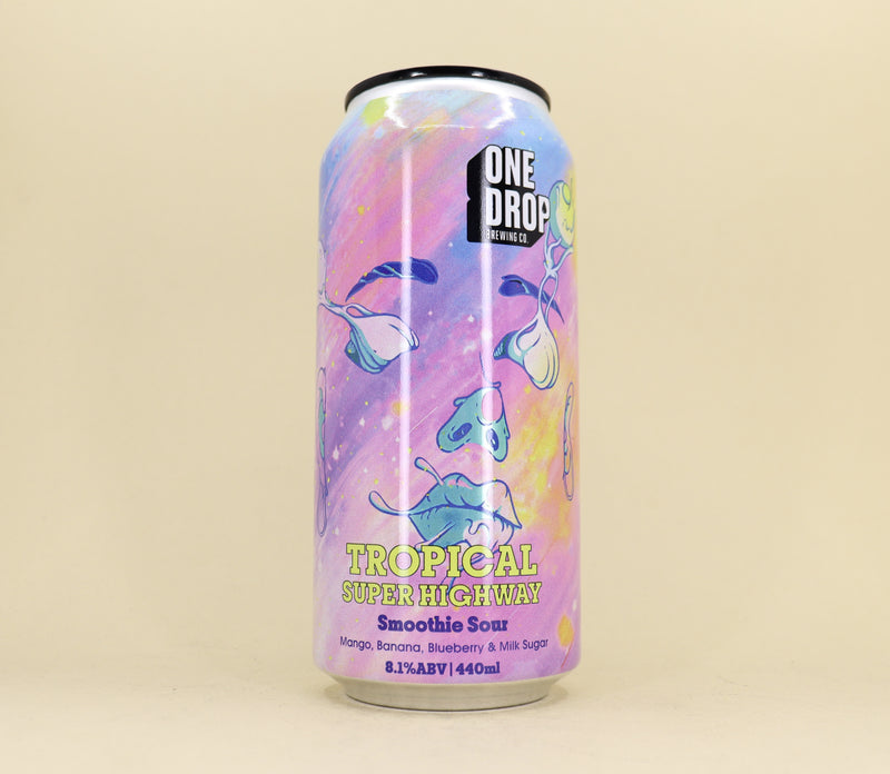 One Drop Tropical Super Highway Smoothie Sour Can 440ml
