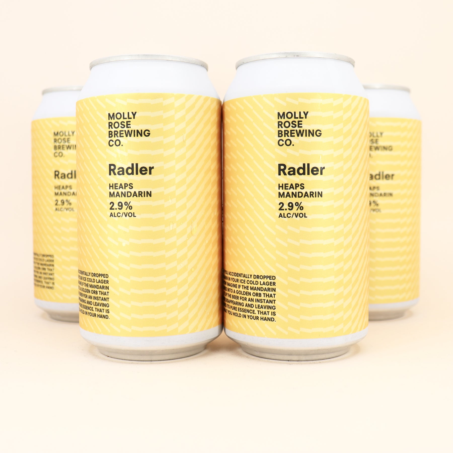 Molly Rose Very Mandarin Radler Can 375ml 4 Pack – Beermash