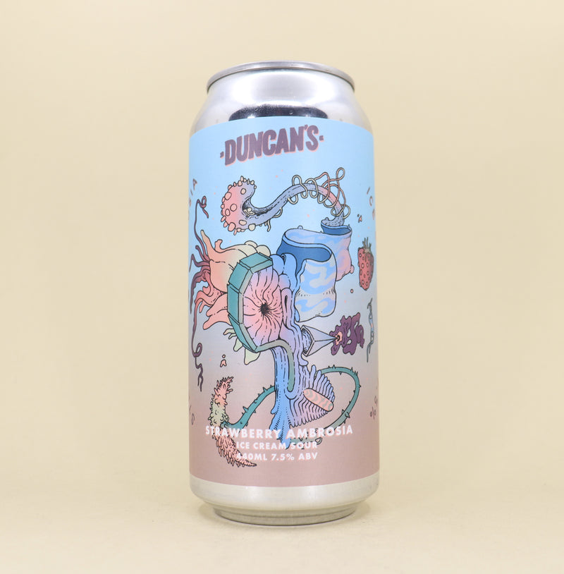 Duncan’s Strawberry Ambrosia Ice Cream Sour Can 440ml