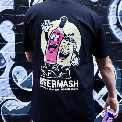 Beermash ‘Best Buddies’ Shirt Black S
