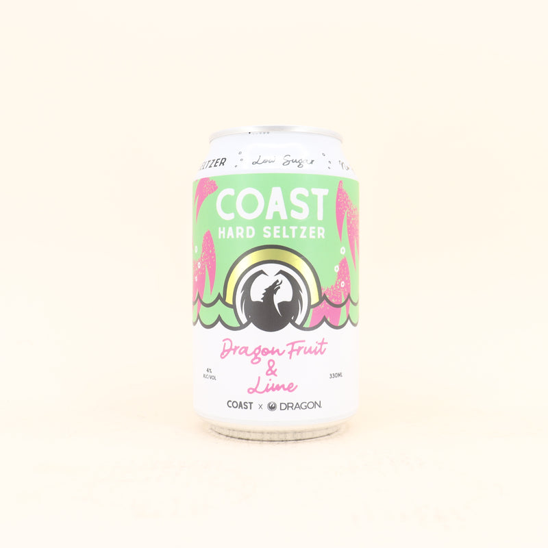 Blackman’s Coast Dragonfruit & Lime Seltzer Can 330ml