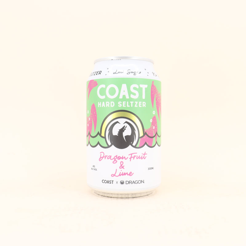 Blackman’s Coast Dragonfruit & Lime Seltzer Can 330ml