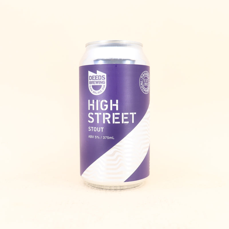 Deeds High Street Stout Can 375ml