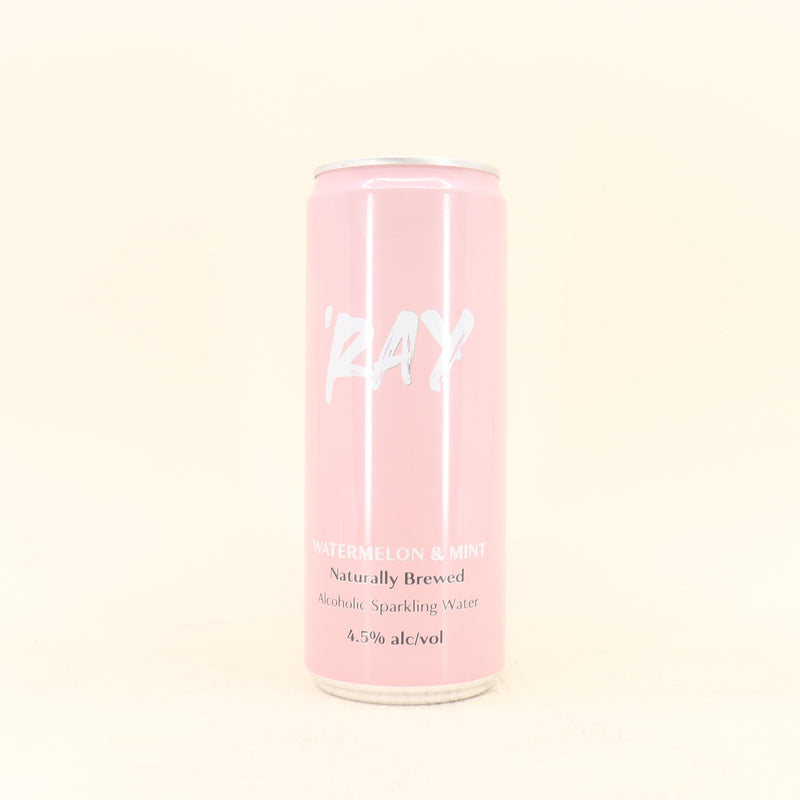 Ray Watermelon & Mint Seltzer Can 330ml