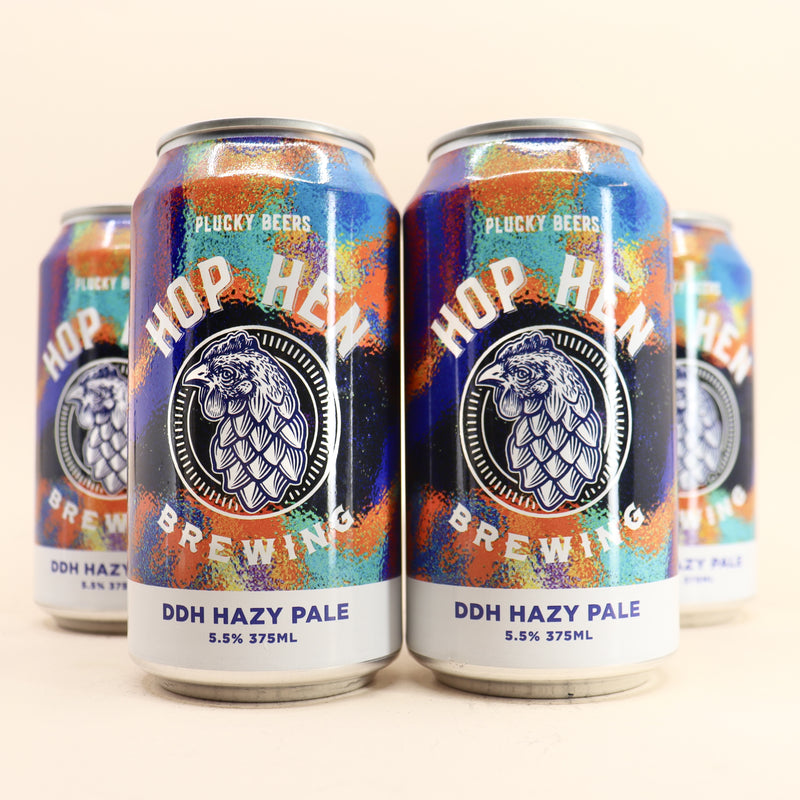 Hop Hen DDH Hazy Pale Ale Can 375ml 4 Pack