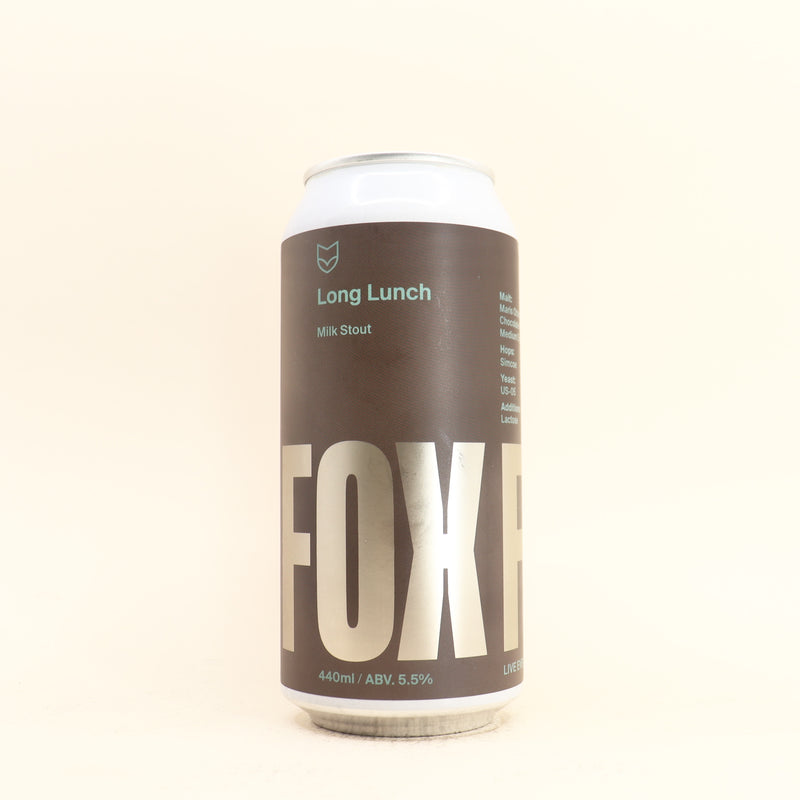 Fox Friday Long Lunch Milk Stout Can 440ml