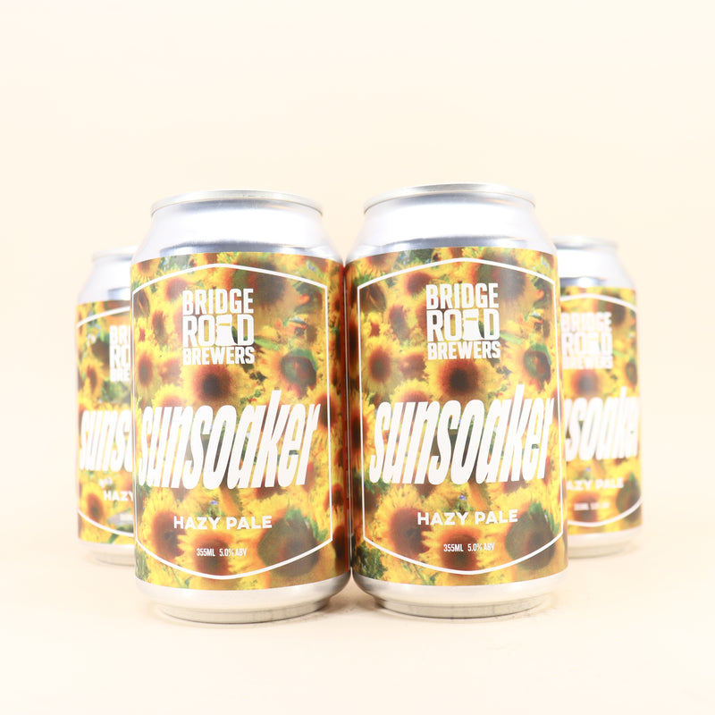 Bridge Road Sunsoaker Hazy Pale Can 355ml 4 Pack