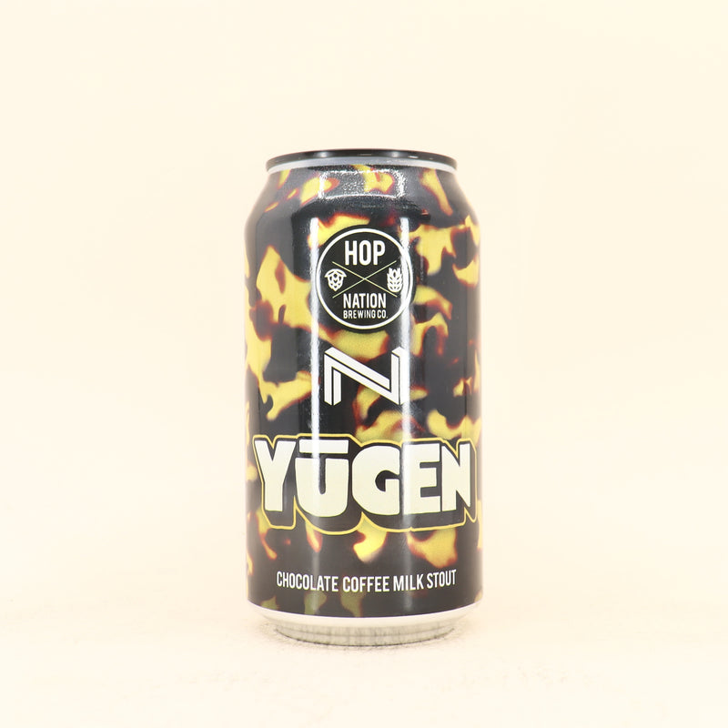 Hop Nation Yugen Chocolate Coffee Milk Stout 375ml Can
