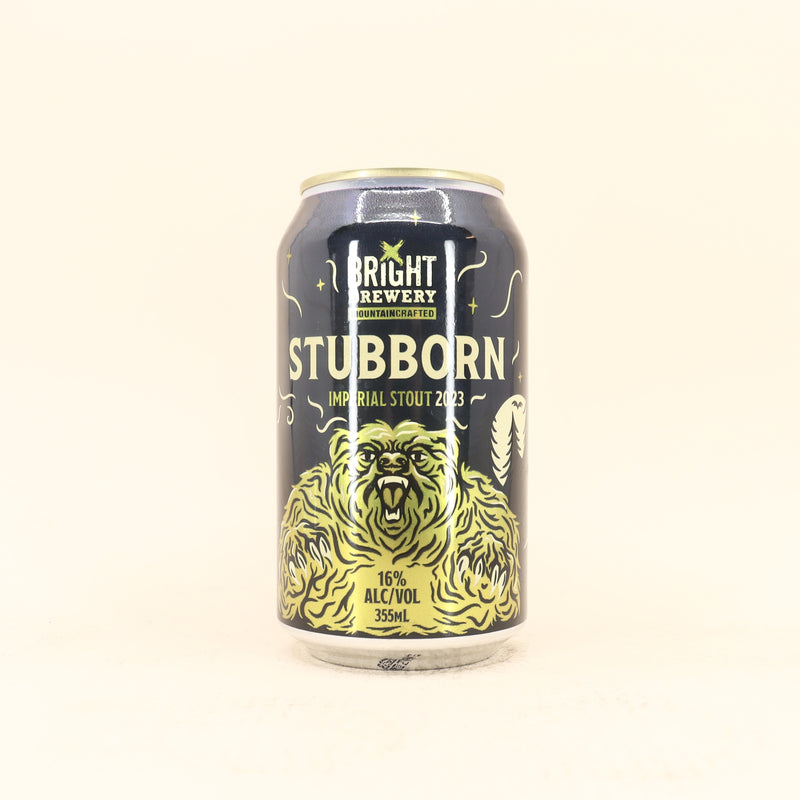 Bright Stubborn Imperial Stout Can 355ml