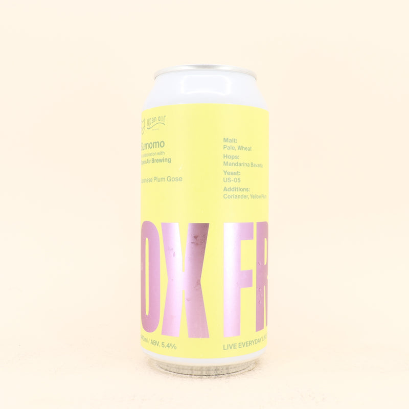 Fox Friday x Open Air Sumomo Japanese Plum Gose Can 440ml