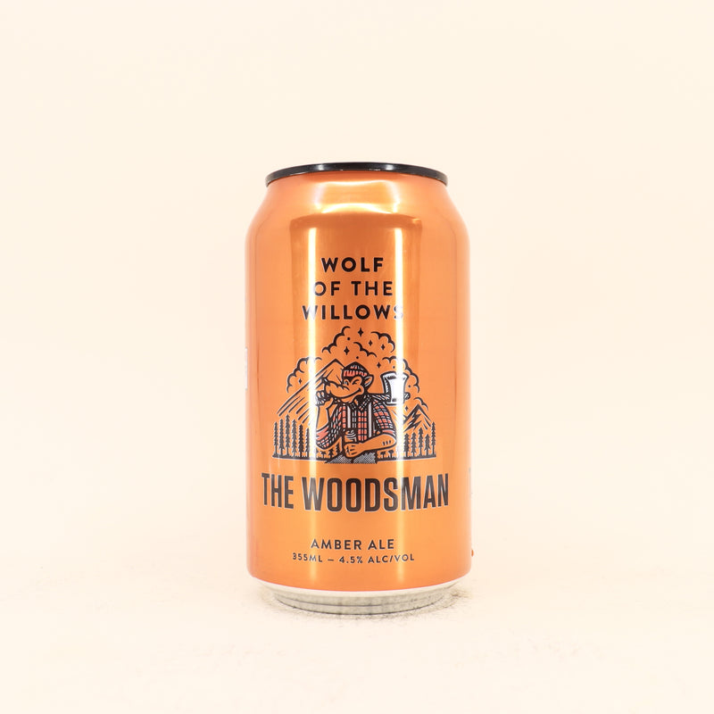 Wolf Of The Willows The Woodsman Amber Ale Can 355ml