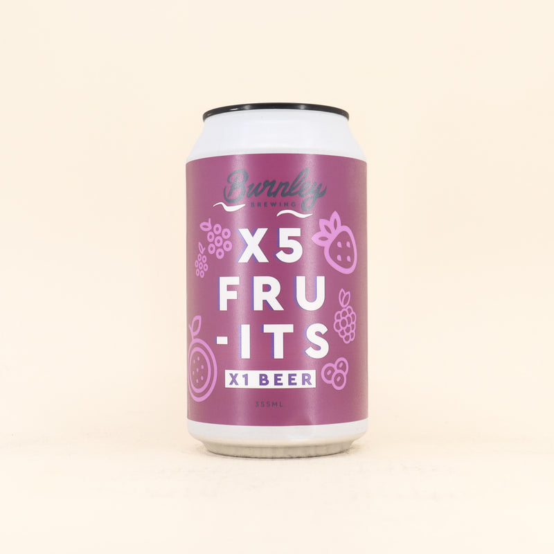 Burnley X5 Fruits X1 Beer Sour Can 355ml