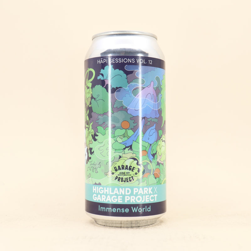 Garage Project x Highland Park Immense World Pilsner can 440ml