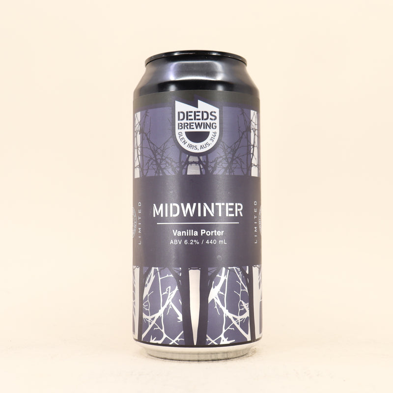 Deeds Midwinter Vanilla Porter Can 440ml