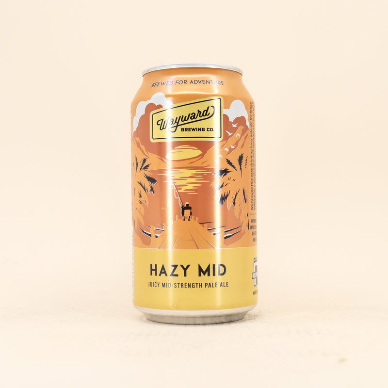 Wayward Hazy Mid Pale Ale Can 375ml