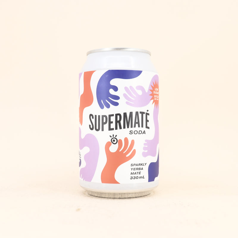 Supermaté Sparkly Yerba Maté Soda Can 330ml