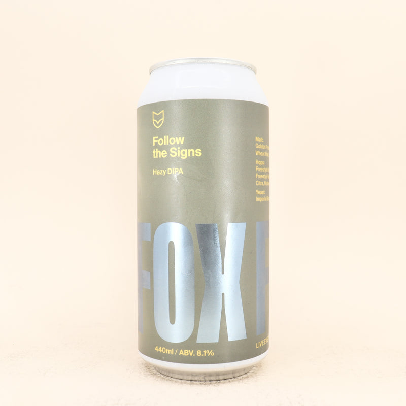 Fox Friday Follow The Signs Hazy DIPA Can 440ml